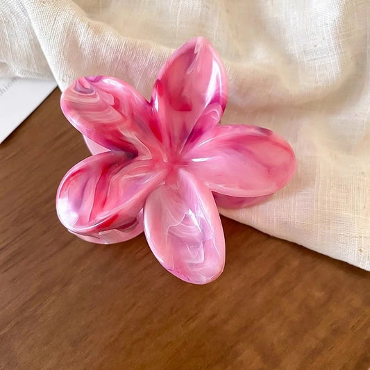 Gradient Plumeria Flower Hairpin